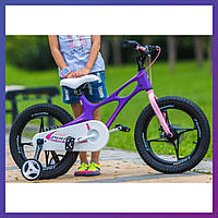 Велосипед дитячий двоколісний на магнієвій рамі RoyalBaby SPACE SHUTTLE 18" зріст 110-130 см від 5-8 років фіолет