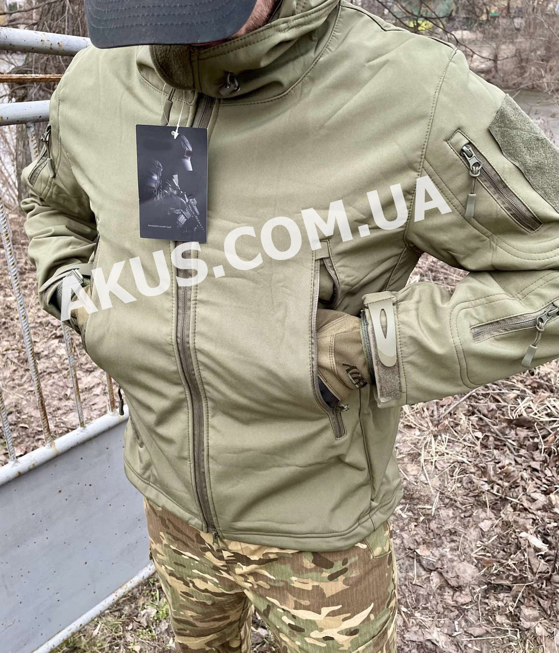 Куртка тактична оригінальна Soft Shell Софт шелл Олива