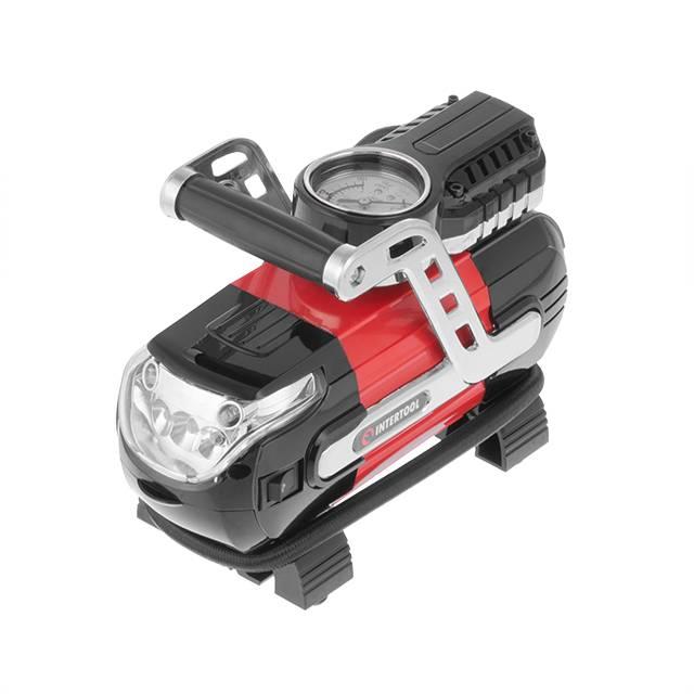 Компресор автомобільний 12 В INTERTOOL AC-0002, фото 1