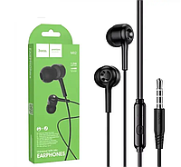 Дротові навушники Hoco M82 3.5мм La musique universal earphones with mic (чорні)