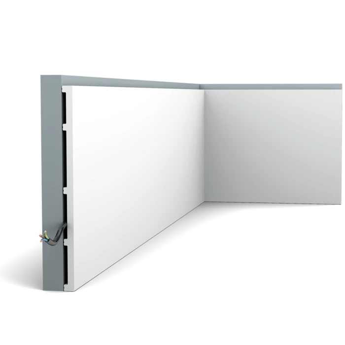 Плінтус підлоговий Orac Decor Axxent SX207,ліпний декор з дюрополімер.