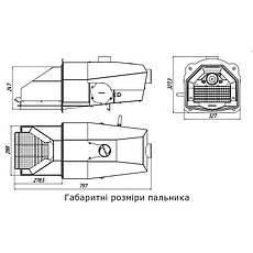 Комплект піврічний пальник Thermo Alliance Evo 100 кВт + контролер ECOMAX 860 Plum, фото 2