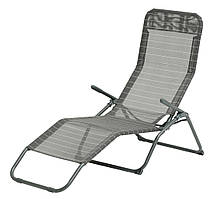 Шезлонг лежак садовий складний 168см , buuba