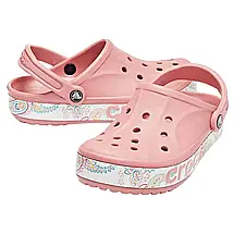 Жіночі сабо Crocs Bayaband з принтом бандана — рожеві крокси Баябенд Blossom, фото 3