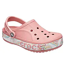 Жіночі сабо Crocs Bayaband з принтом бандана — рожеві крокси Баябенд Blossom, фото 6