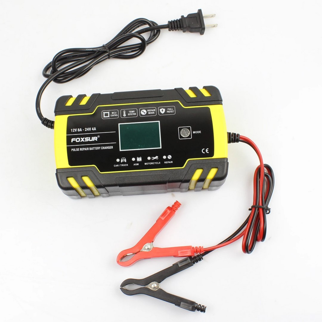 Зарядка для Аккумулятора Авто 12V 8A / 24V 4A, Зарядные Устройства для ...
