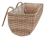 Вазон для квітів Натура, штучний ротанг - петан  (Балконник ), buuba, фото 3