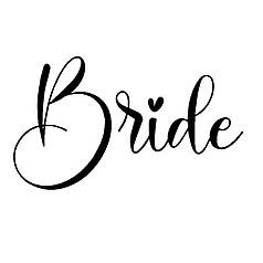 Наліпка на кулю 18" - Bride