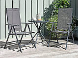 Набір садових меблів (круглий столік + 2 багатопозиційних крісла ), buuba, фото 2