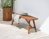 Лава садова110 см Промащений хардвуд (дерево) buuba, фото 3