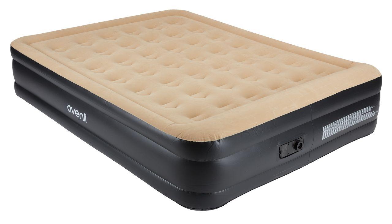 Матрац кровать надувна двумісна 203 см Із вбудованою подушкою та електричним насосом, buuba, фото 1