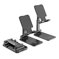 Настільний тримач підставка для телефону та планшета BOROFONE BH42 Lite на 4,7-10 дюйми чорний