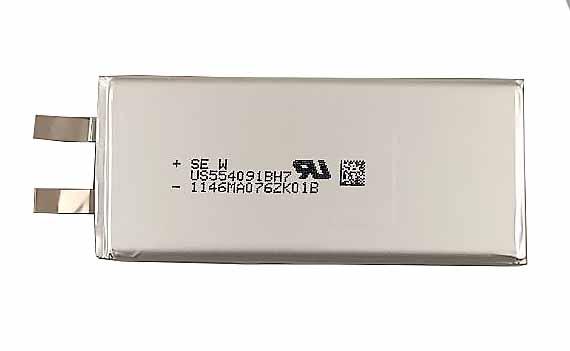 Акумулятор літієво-полімерний 3000 mAh 3.7v 554091 без плати контролера