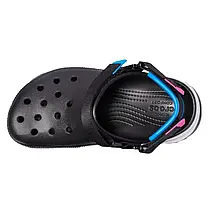 Crocs Classic Hiker Clog Black Чоловічі Жіночі Сабо Крокс Класік Хайкер Чорні — Оригінал, фото 4