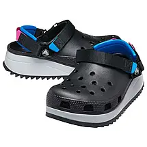 Crocs Classic Hiker Clog Black Чоловічі Жіночі Сабо Крокс Класік Хайкер Чорні — Оригінал, фото 5
