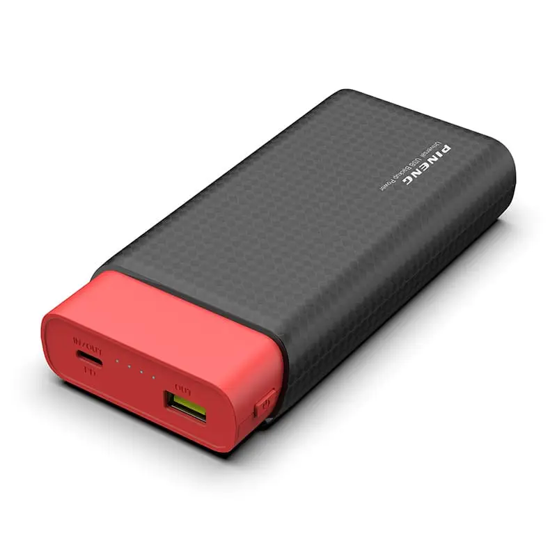 Портативна зарядна батарея Pineng PN-882 20000 mAh Power Bank Чорний