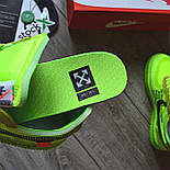 Чоловічі кросівки Nike Air force 1 low 'Volt' x "Off-White". Живе фото. Чоловічі кросівки Nike весна-осінь, фото 10