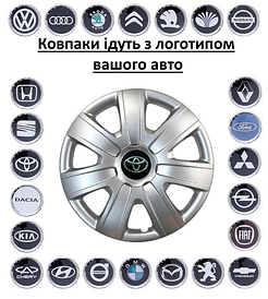 Автомобільні ковпаки SKS 224 R14 к-т 4 шт. Ковпаки на диски з логотипом авто