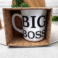 Подарочная чашка с приколами Большой Босс