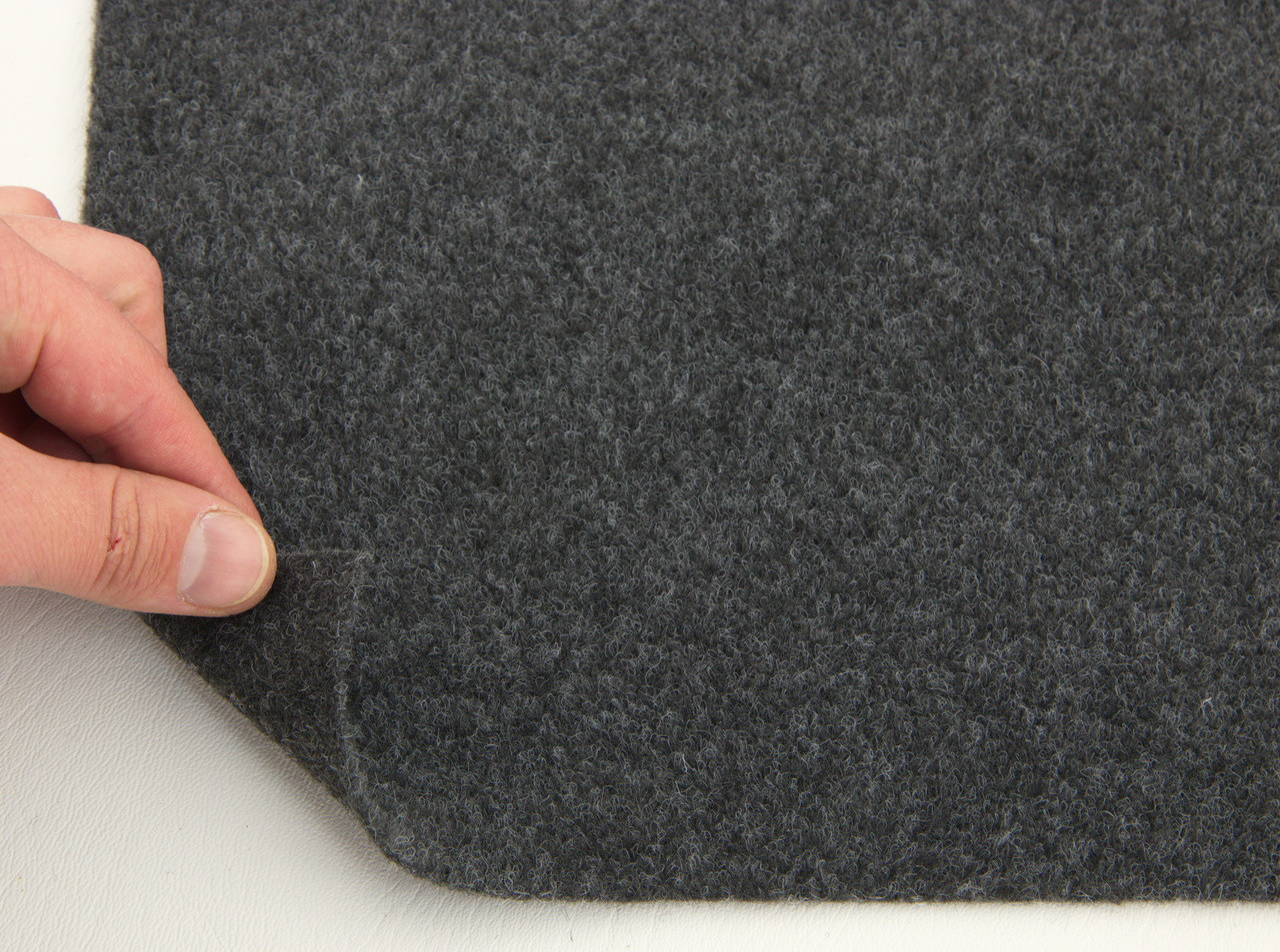 Автомобільний карпет Superflex графіт, тягучий,щільність 450г/м2, товщина 4мм, ширина 205см, фото 1