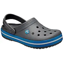 Crocs Crocband Clog Charcoal / Ocean Оригінальні Сабо Крокс Унісекс Сіро-Сині Чоловічі / Жіночі, фото 4