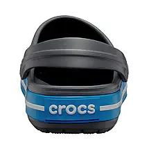 Crocs Crocband Clog Charcoal / Ocean Чоловічі Жіночі Сабо Крокс Крокбенд сірі, фото 3
