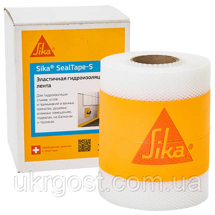 Стрічка герметизуюча Sika SealTape-S полімер-каучукова 120 мм (123264), фото 1
