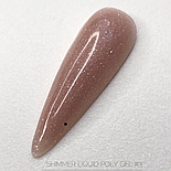 Рідкий полігель із шиммером Crooz SHIMMER Liquid Polygel №03, 15 мл, фото 3