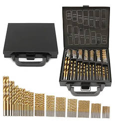 Набір свердел по металу HSS MANNESMANN Ø1-10MM 99 шт в кейсі M54399