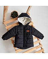Детская куртка - трансформер, жилетка весна / осень рост 74 см (6 - 9 месяцев) Kid's Fantasy Черный 10126