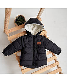 Дитяча куртка-трансформер, жилетка весна/осінь зріст 86 см (12 — 18 місяців) Kid's Fantasy Чорний