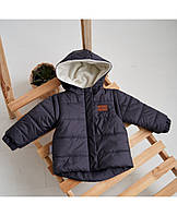 Детская куртка - трансформер, жилетка весна / осень рост 74 см (6 - 9 месяцев) Kid's Fantasy Графитовый 10127