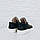 Жіночі кеди з натуральної шкіри Woman's heel чорні із шнурівкою і підошвою білого кольору, фото 2