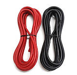 Провід силіконовий 10 AWG (чорний) еластичний віскотемпературний, фото 2