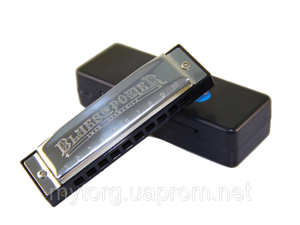 Купить Губная гармошка Swan металлическая Серебряный, цена 561 ₴ — Prom ...