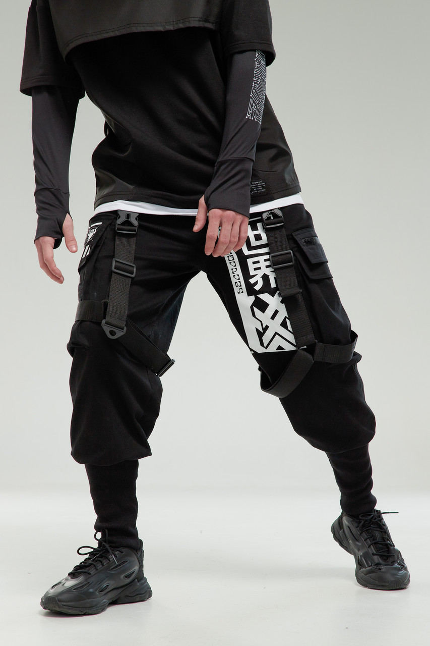 Штаны мужские от бренда ТУР Кибер с накладными карманами размер S, M, L, XL M - фото 1 - id-p1805677087