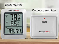 Цифровой термометр и гигрометры большим дисплеем ThermoPro TP60