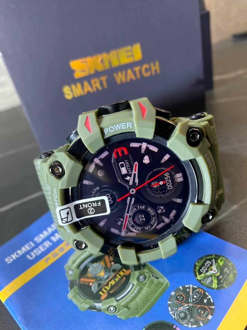 Военные смарт часы тактические шагомер пульсометр телефон Skmei Smart Watch  противоударные водонепроницаемые (ID#1797299026), цена: 3100 ?, купить на  Prom.ua