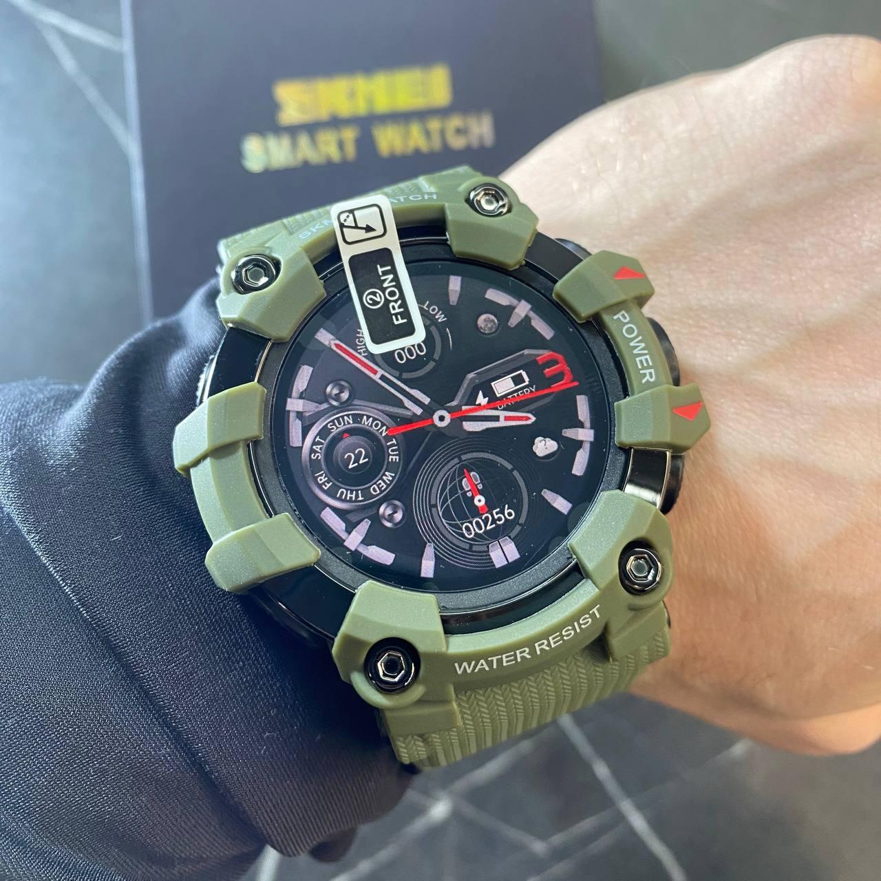 Военные смарт часы тактические шагомер пульсометр телефон Skmei Smart Watch  противоударные водонепроницаемые (ID#1797299026), цена: 3100 ?, купить на  Prom.ua