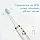 Електрична зубна щітка Shuke акумуляторна щітка для зубів з 4 насадки Біла, фото 6