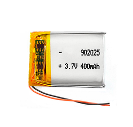 Акумулятор 902025 Li-pol 3.7 В 400 мА·год для RC моделей GPS MP3 MP4
