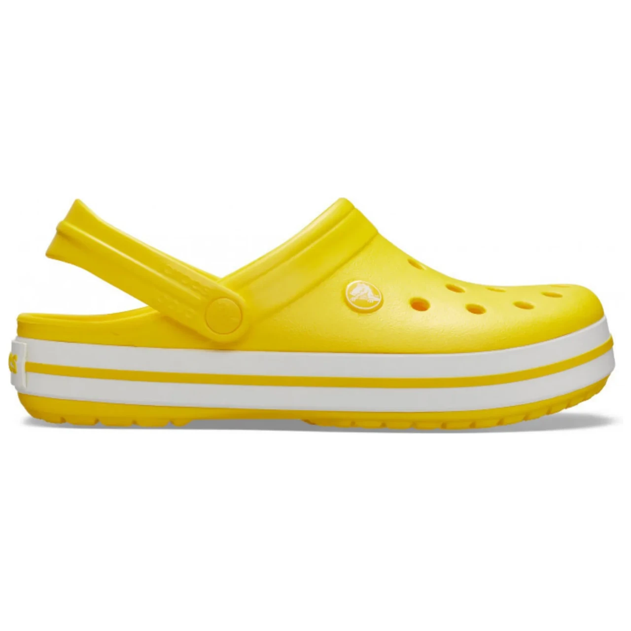 Crocs Crocband Clog Lemon / White — Універсальні Сабо Крокс Крокбенд Лимонно-Білі
