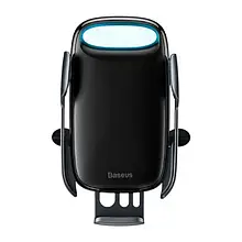Тримач в авто Baseus Milky Way Electric Bracket Black з бездротовим зар. пристроєм (WXHW02-01)