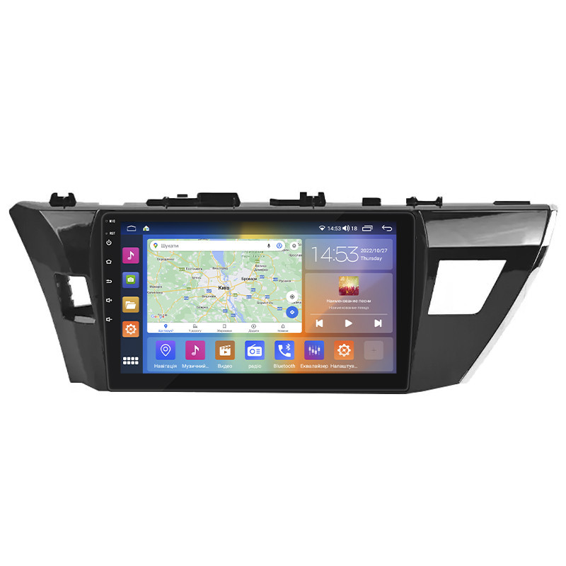 Штатна магнітола Lesko 10" Toyota Corolla XI E160/ E170 Рестайлінг 2015-н.в 2/32Gb CP 4G Wi-Fi GPS Prime