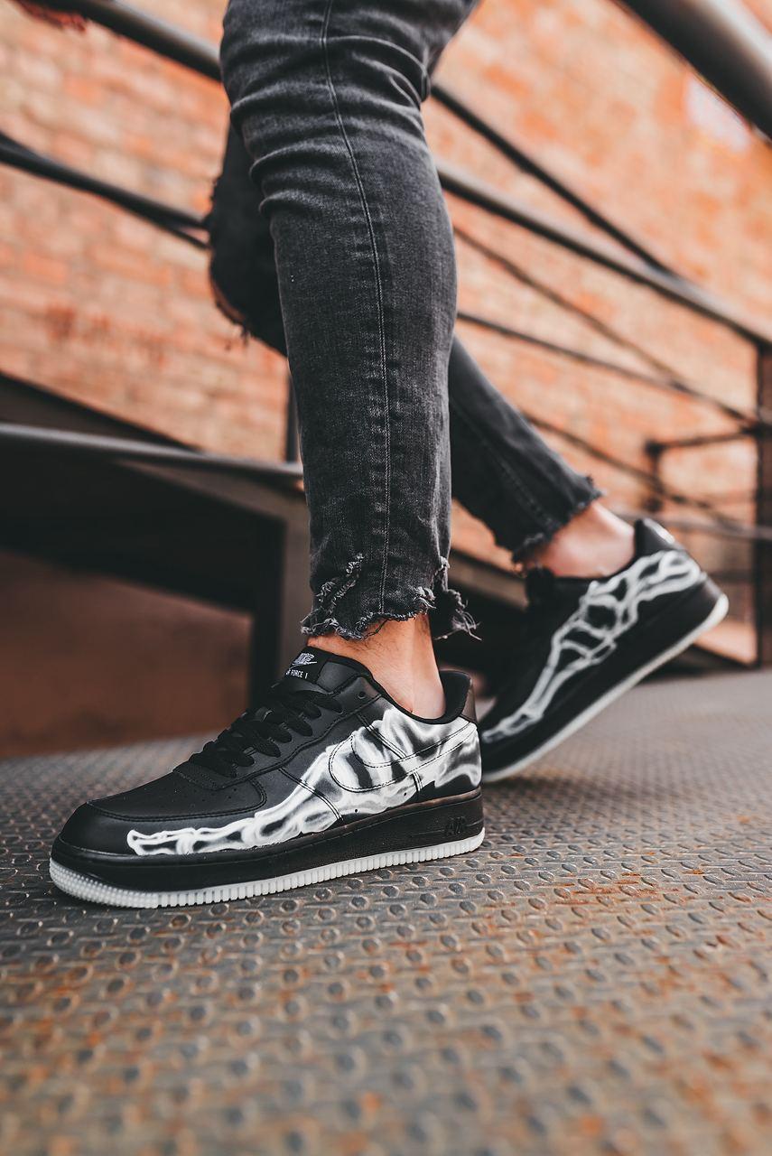 Skeleton air force 1 black cheap