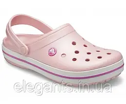 Crocs Crocband Clog Pearl Жіночі Сабо Крокс Крокбенд Рожеві — Оригінал, фото 5