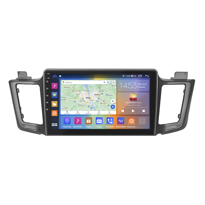 Магнітола Lesko Toyota RAV4 IV CA40 Рестайлінг 2015-2019 IPS 10" 2/32Gb CarPlay 4G Wi-Fi GPS Prime