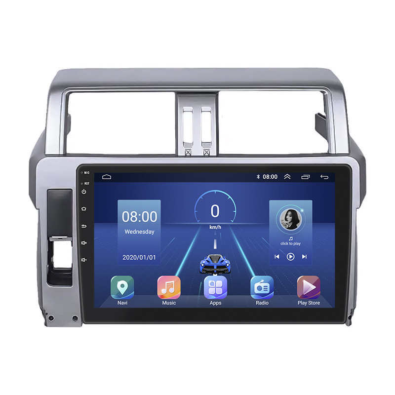 Магнітола Lesko Toyota Land Cruiser Prado 150 Series Рестайлінг 1 2013-2017г 10" 2/32Gb 4G Wi-Fi GPS Top
