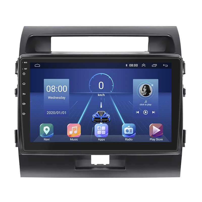 Штатна магнітола Lesko Toyota Land Cruiser 200 Series 2007-2012 г 10" 2/32Gb 4G Wi-Fi GPS Top (9706-53977)