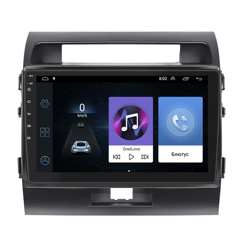 Штатна магнітола Lesko Toyota Land Cruiser 200 Series Рестайлінг 1 2012-2015 г 10" 1/16Gb Wi-Fi GPS Base